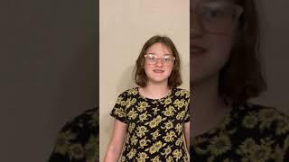 Emily Martin Matilda Audition Part B 11 4 21