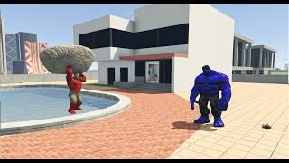 FRANKLIN BECOME RED HULK TO KILL PURPLE HULK In Indian Bike Driving 3d