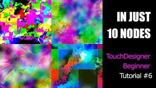 Pixel Art Visuals - Masking TOP - In Just 10 Nodes | TouchDesigner Beginner Tutorial