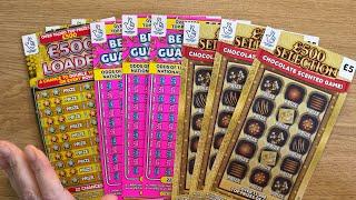 £500 Loaded/Selection/Best Odds of Allwyn Scratch Cards from the National Lottery