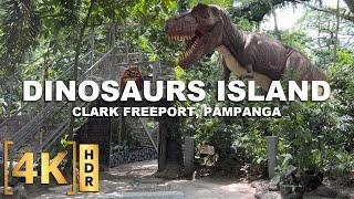 Walking Tour at Dinosaurs Island Clark | 4K HDR | Clark Freeport, Pampanga | Philippines