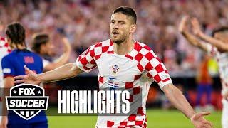 Netherlands vs. Croatia Highlights | UEFA Nations League Semifinals | FOX SOCCER