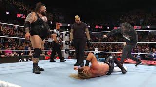 Seth Rollins respond to Bronson Reed WWE The Usos and Sami Zayn save Seth Rollins from The Bloodline