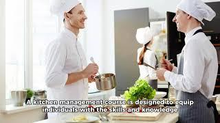 The trade course kitchen management informational video Australia 