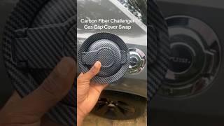 ( How To Swap ) Dodge Challenger Gas Cap Cover. Carbon Fiber.Sub to the channel(Sxt,Rt,Scat,hellcat)