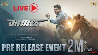 LIVE | James Pre Release Event | Puneeth Rajkumar | Chetan Kumar | Kishore Pathikoda | Charan Raj