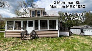 Maine Homes For Sale | 2 Merriman St, Madison Maine 04950 (Somerset County)