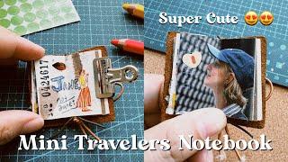 Mini Traveler's Notebook Journal Scrapbook | Janethecrazy