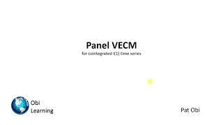 Panel VECM