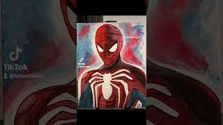 spiderman glowinthedark #glowinthedark #magic #spiderman #painting #art #tutorialpaint #artdrawing