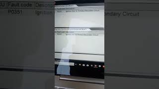 Mazda 2 P0351 ignition coil fault
