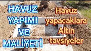 Havuz yapımı ve maliyeti 1.bölüm #havuzmaliyeti#havuzyapımı#havuzhakkındaönemlibilgiler