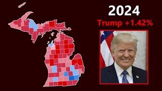 Michigan Election Results | Time Lapse 1864-2024!