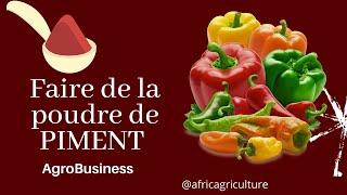 Comment transformer le piment en poudre : un business très rentable