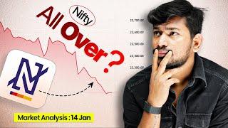 All Over for Nifty ? Market Analysis || Nifty , Banknifty and World Markets || 14 JAN 2024