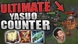 MURDERING A YASUO MAIN - HOW TO MAKE YASUO COMPLETELY WORTHLESS! (100% WINRATE) | League of Legends