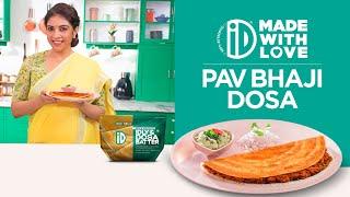 Pav Bhaji Dosa Recipe | MadeWithLove Episode #1 | Ft. Vijayalakshmi Vikram