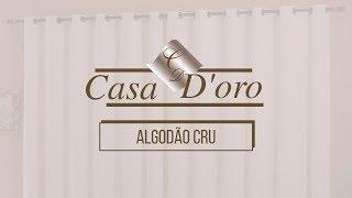 Algodão Cru • Cortina Linha Única