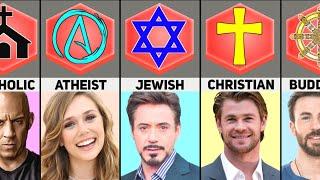 Religion Of Marvel Actors. Christian • Jewish • Buddha