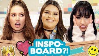 DIY INSPO BOARD CHALLENGE?! w/ Karina Garcia, Courtney Randall & Lupe Netro