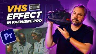 Transform Your Video into a VHS Tape in Post-Production | Adobe Video x @filmriot