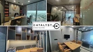 Small Office Interior Transformation by Catalyst Interio | Office Interior | Small Office Design