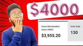 I sold $4000 and made $900 profit ।  Amazon & Walmart dropshipping automation। Two step dropshipping