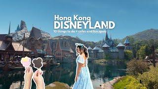 10 things to do in Hong Kong Disneyland ️ (world of frozen, rides, fun cafes) with DJI Pocket 3