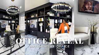 DREAM OFFICE MAKEOVER : HOW TO TRANSFORM YOUR HOME OFFICE FROM START TO FINISH | OMABELLETV