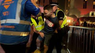 Cops & Bouncers Collab in Arrest at Manchester Pride (4K)