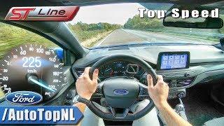 FORD FOCUS ST LINE 2019 1.5 TURBO 184HP AUTOBAHN POV TOP SPEED by AutoTopNL