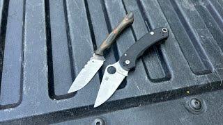 SUPER STEEL SHOWDOWN! CPM S110V VS CPM S125V! Northern Knifeworks Stinger/Spyderco Para 3 REVIEW!