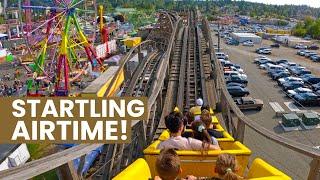 Classic Coaster Back Row POV | Best Seat for Extreme Airtime! Washington State Fair