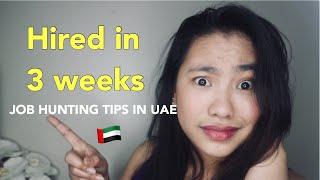 How I got a job in the UAE in 3 weeks? Tips for a successful job hunting| Dubai| Abu Dhabi