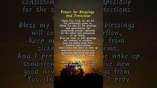 Bedtime Prayer for Blessings and Protection #prayer #bedtimeprayer #blessings #protection #shorts