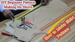 shirt pattern making for beginners | shirt pattern making tutorial | how to make a shirt @rmgpm16