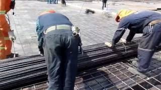 BAMTEC Chile on-site: Installing 800 kg of rebar in less than 2 minutes