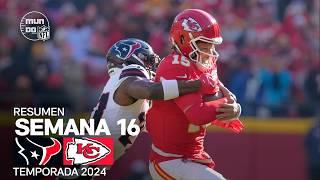 Houston Texans vs. Kansas City Chiefs | Resumen NFL en español - Semana 16 | NFL Highlights 2024