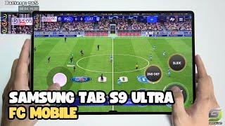 Samsung Tab S9 Ultra test game EA SPORTS FC MOBILE 24 Update 2024 | Snapdragon 8 Gen 2