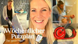  PUTZPLAN für das ganze Haus - Nie wieder Chaos - Clean with me - Putzmotivation