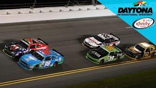 Last-lap wreck draws caution, Almirola takes the win