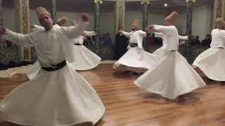 Whirling dervishes in Galata Mevlevi Museum in Istanbul