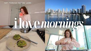 a week of mornings | 5am morning routine, regular office job, daily life