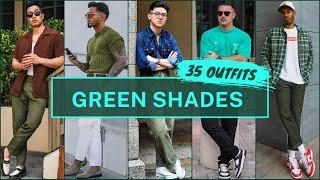 35 Ways To Style Green Color In Spring 2024 | Men's Fashion