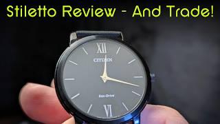 Reviewing a Stiletto! - And I'll Trade it to You!