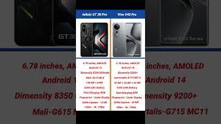 Infinix GT 30 Pro vs Vivo V40 Pro Comparison #shorts #short #infinixgt30pro #vivov40pro