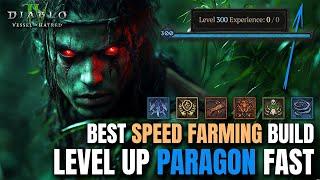 BEST FARMING BUILD TO LEVEL UP PARAGON - Spiritborn Build Guide Diablo 4 Vessel of Hatred