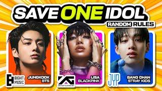 SAVE ONE K-POP IDOL ‍ (RANDOM RULES EDITION) WHO'S YOUR FAVORITE?  ANSWER - KPOP QUIZ 