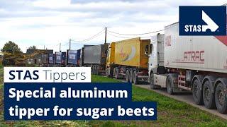 Special aluminium tipper for sugar beets