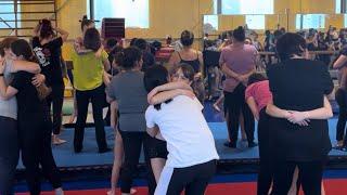 FESTA DELLE DONNE IN PALESTRA 🩷 auguri a tutte  #ginnastica #ginnasticaartistica